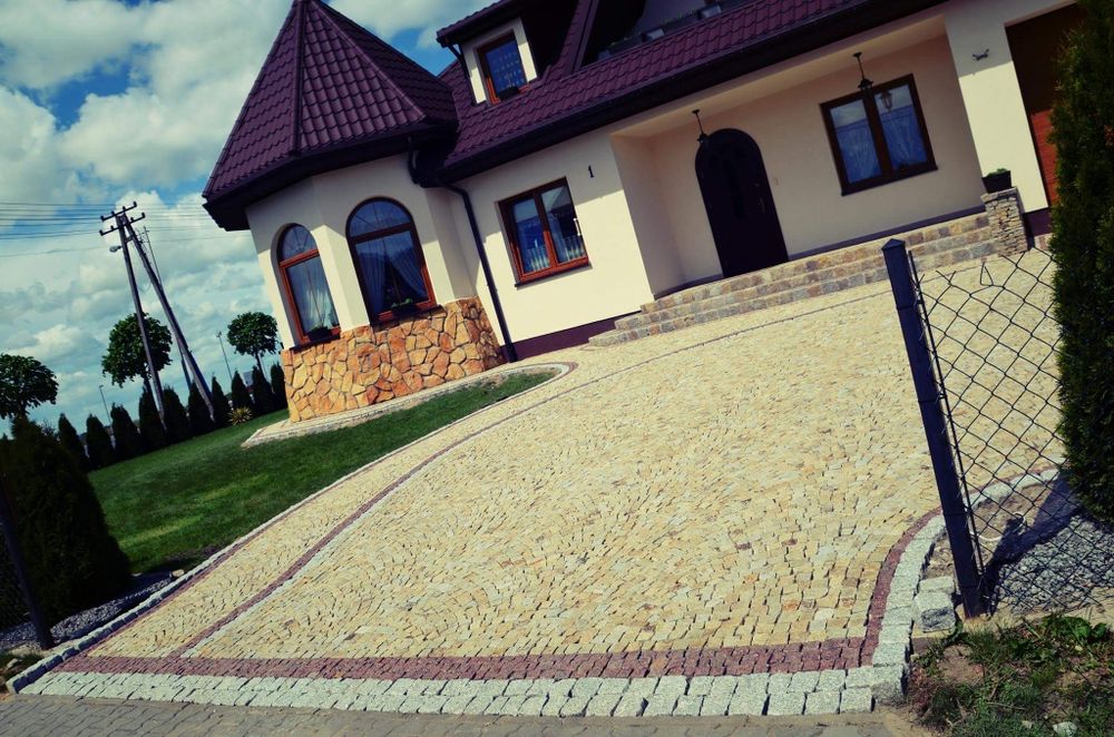 Układanie kostki brukowej, Brukarstwo, układanie kostki granitowej