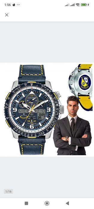 NOWY Męski Zegarek Citizen JY8078-01L Eco-Drive Blue Angel PROMASTER