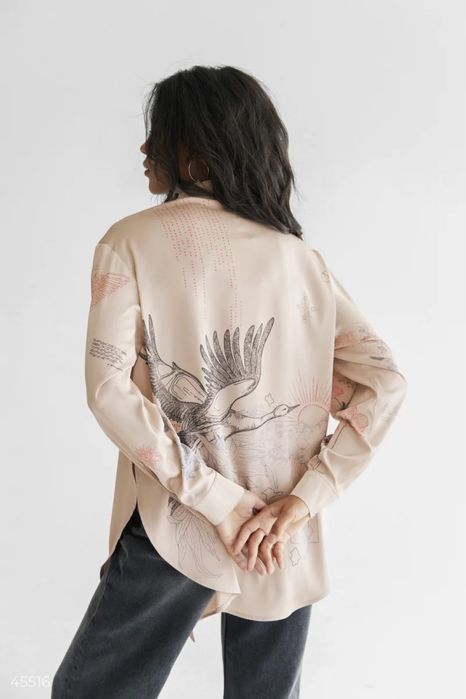 Шовкова блуза Душа Gepur