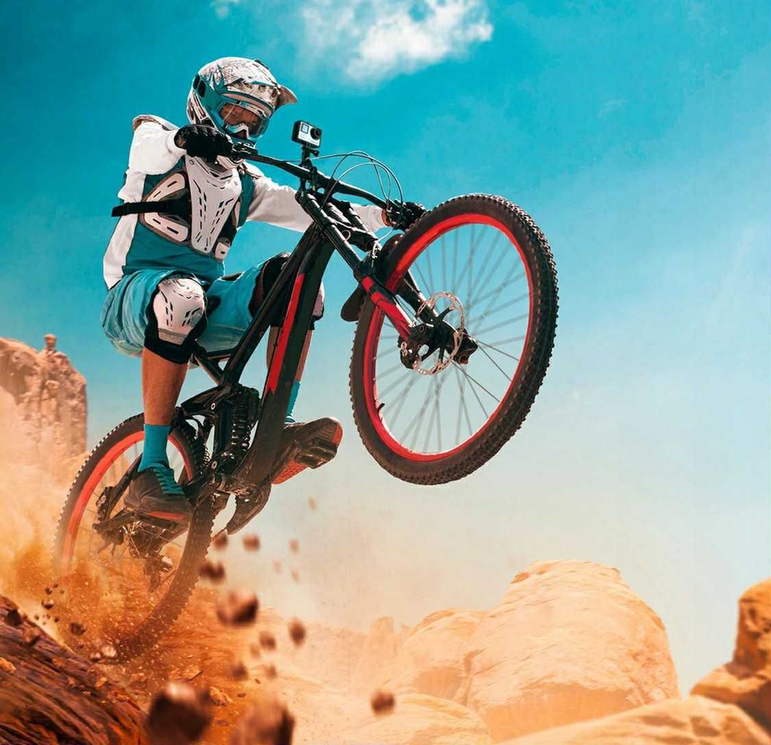 ZESTAW SPORTOWY akcesoriow GoPro 50w1 do kamer sportowych w walizce