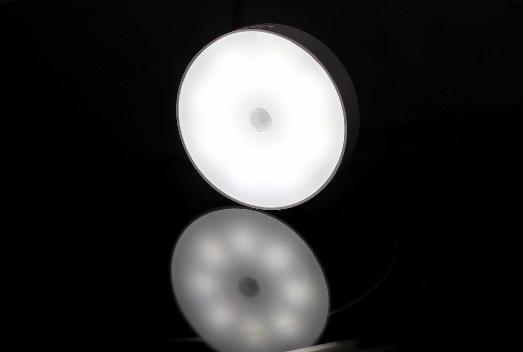 Світлодіодний LED світильник нічник з датчиком руху, ночник, движения