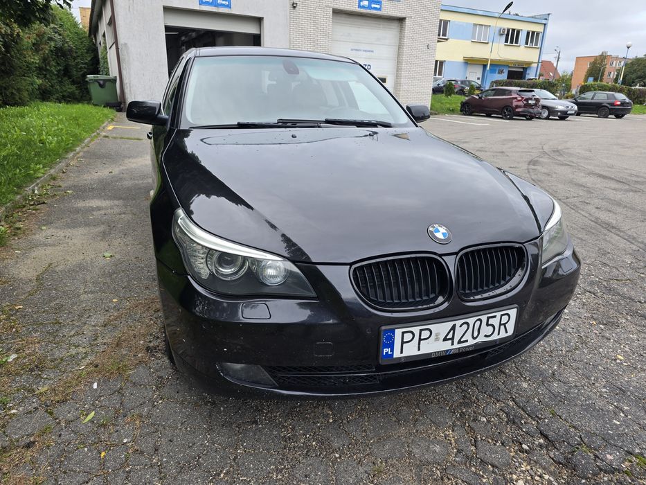 Bmw e61 lift 530d 3.0 diesel 235km panorama automat brązowe skóry navi