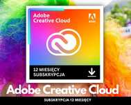 Adobe Creative Cloud i Chmura - Licencja 12 miesięcy