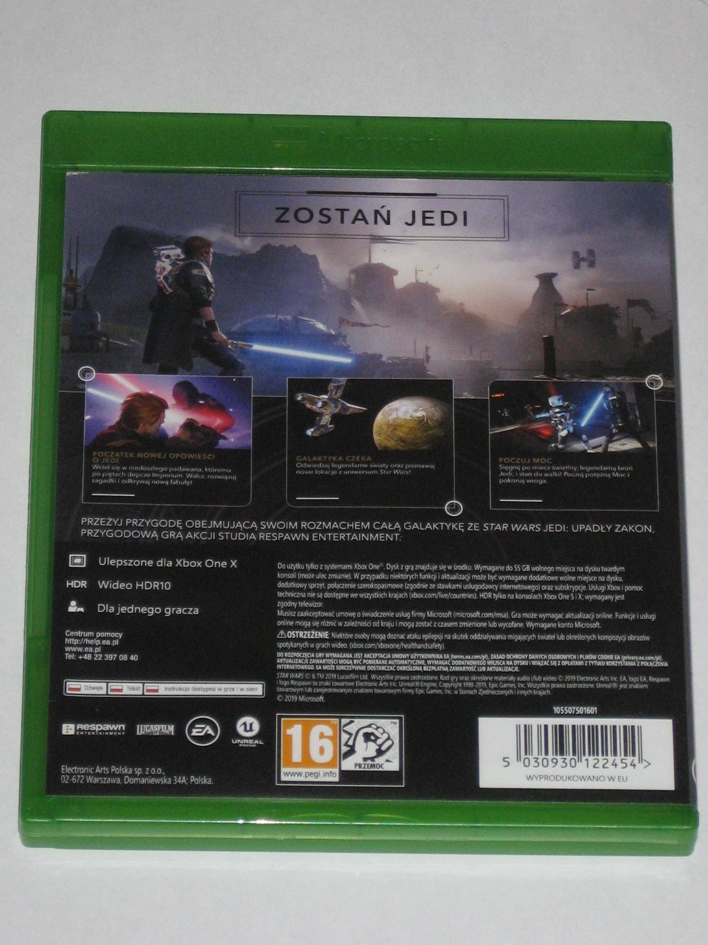 Star Wars Jedi Upadły Zakon Xbox One jak NOWA! po polsku! xbox one