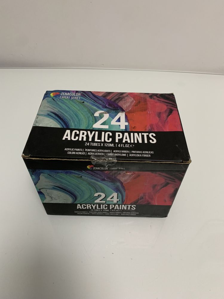 Farby akrylowe Zenacolor 24 szt. x 120 ml