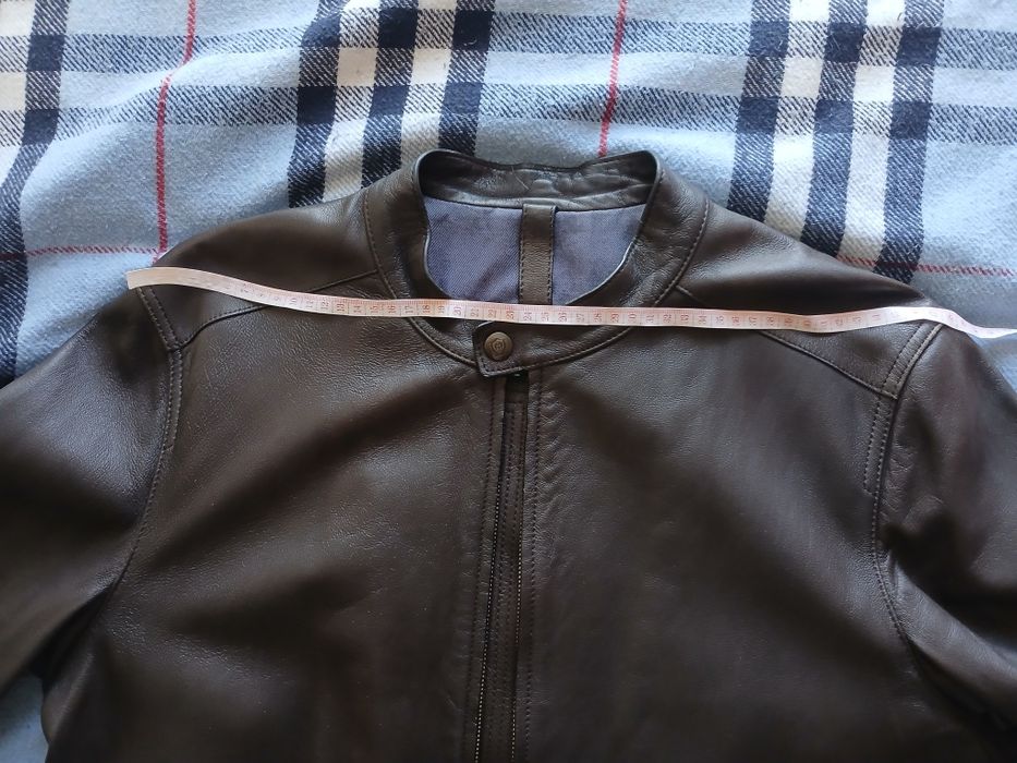 Шкіряна куртка Massimo Dutti, розмір по бірці XL