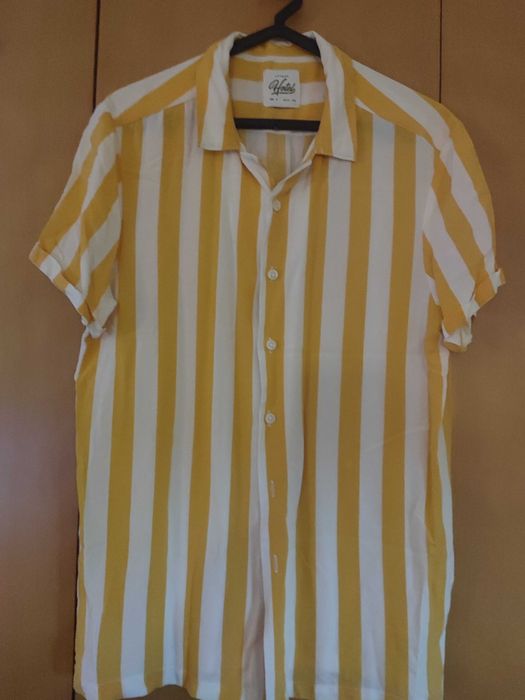 Camisa manga corta amarela