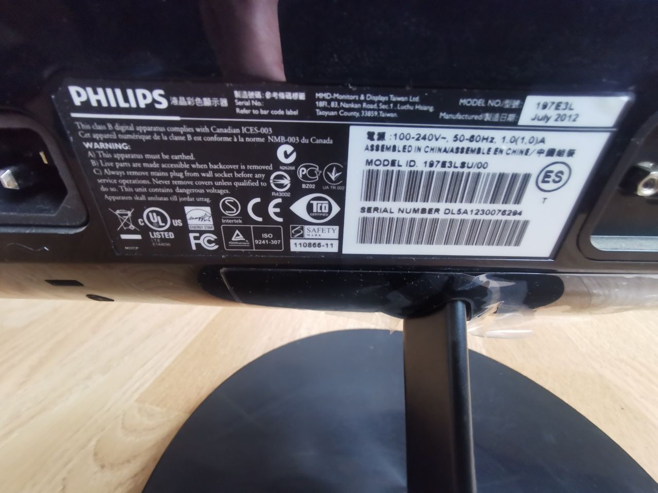 Monitor Philips LED 22 cale