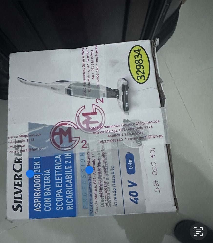 Aspirador com bateria