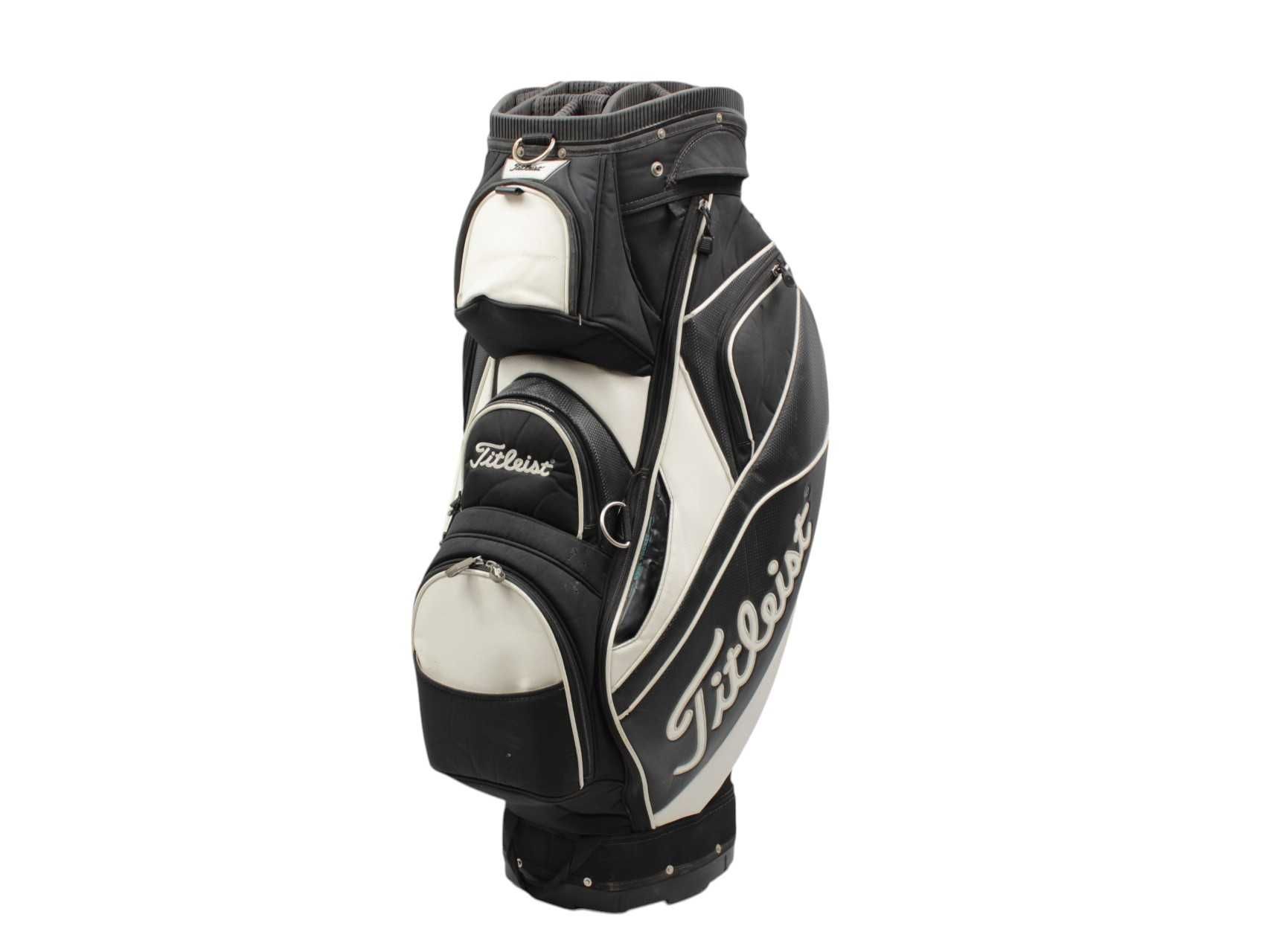 CART Bag Titleist torba golfowa do golfa na wózek czarno biała
