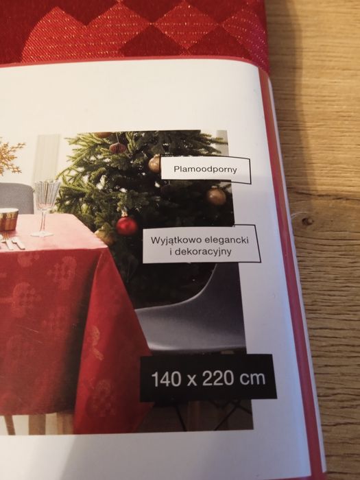 Obrus plamoodporny żakardowy smukee