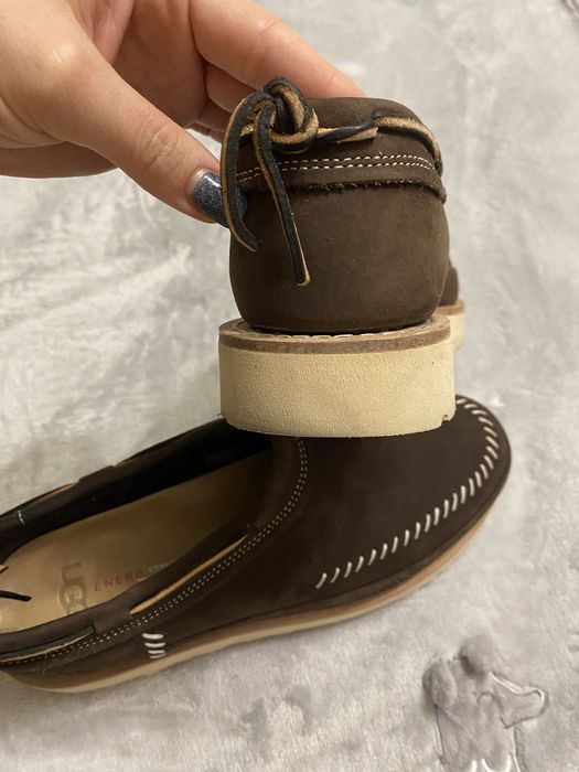 Мокасіни, туфлі, Оригінал  Ugg Nubuck Campfire Leather