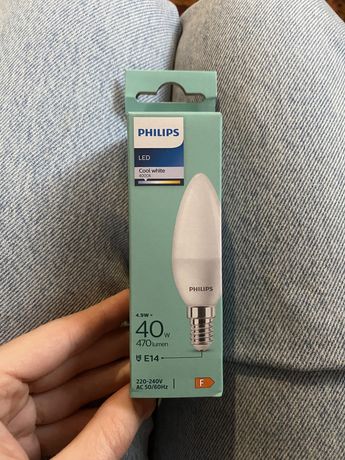 Philips e14 40w лампочки 10шт