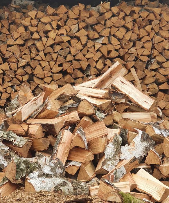 Drewno Kominkowe Opałowe Brzoza Sosna Dąb SUCHE 12% Atrakcyjne CENY