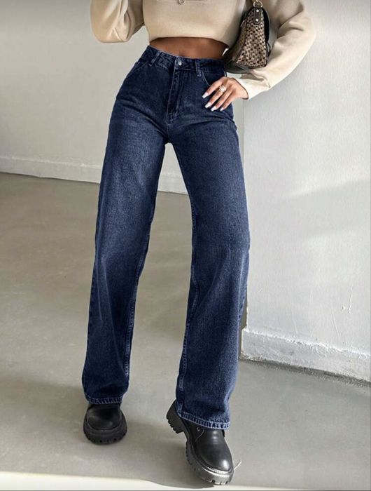 Джинси широкі мом