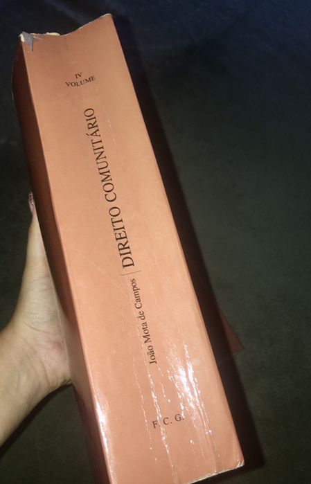 2 Livros Direito COMUNITÁRIO – VOLUME IV João Mota de Campos