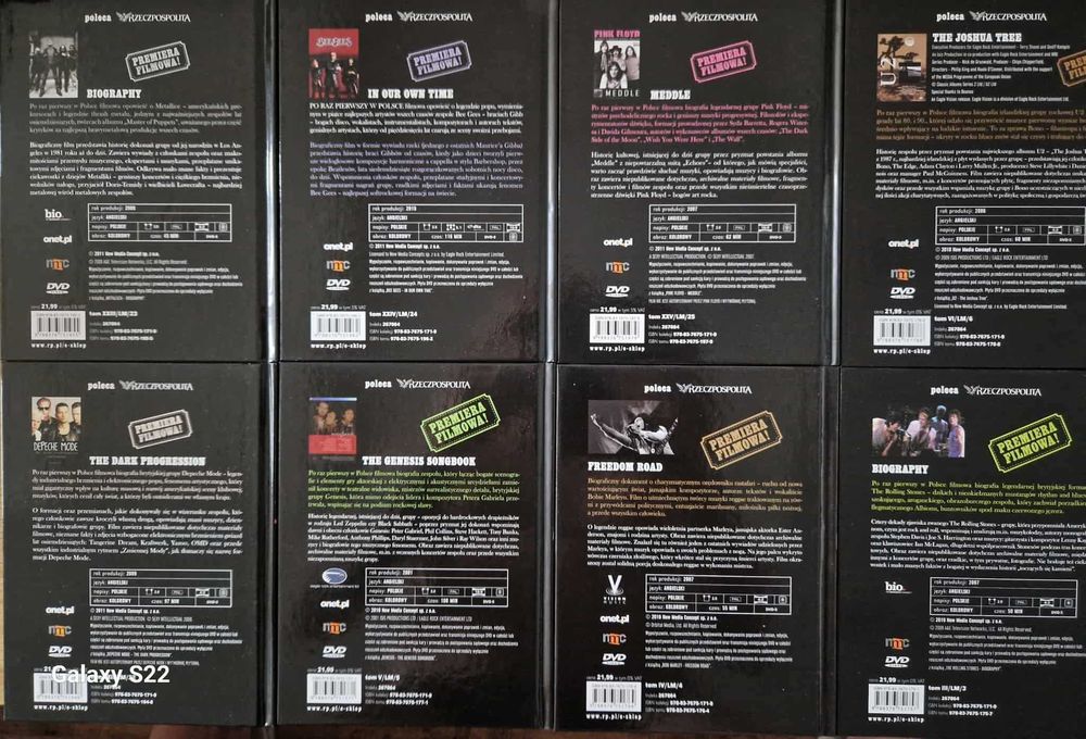 Kolekcja 25 z muzyką  płyt dvd  książka + film