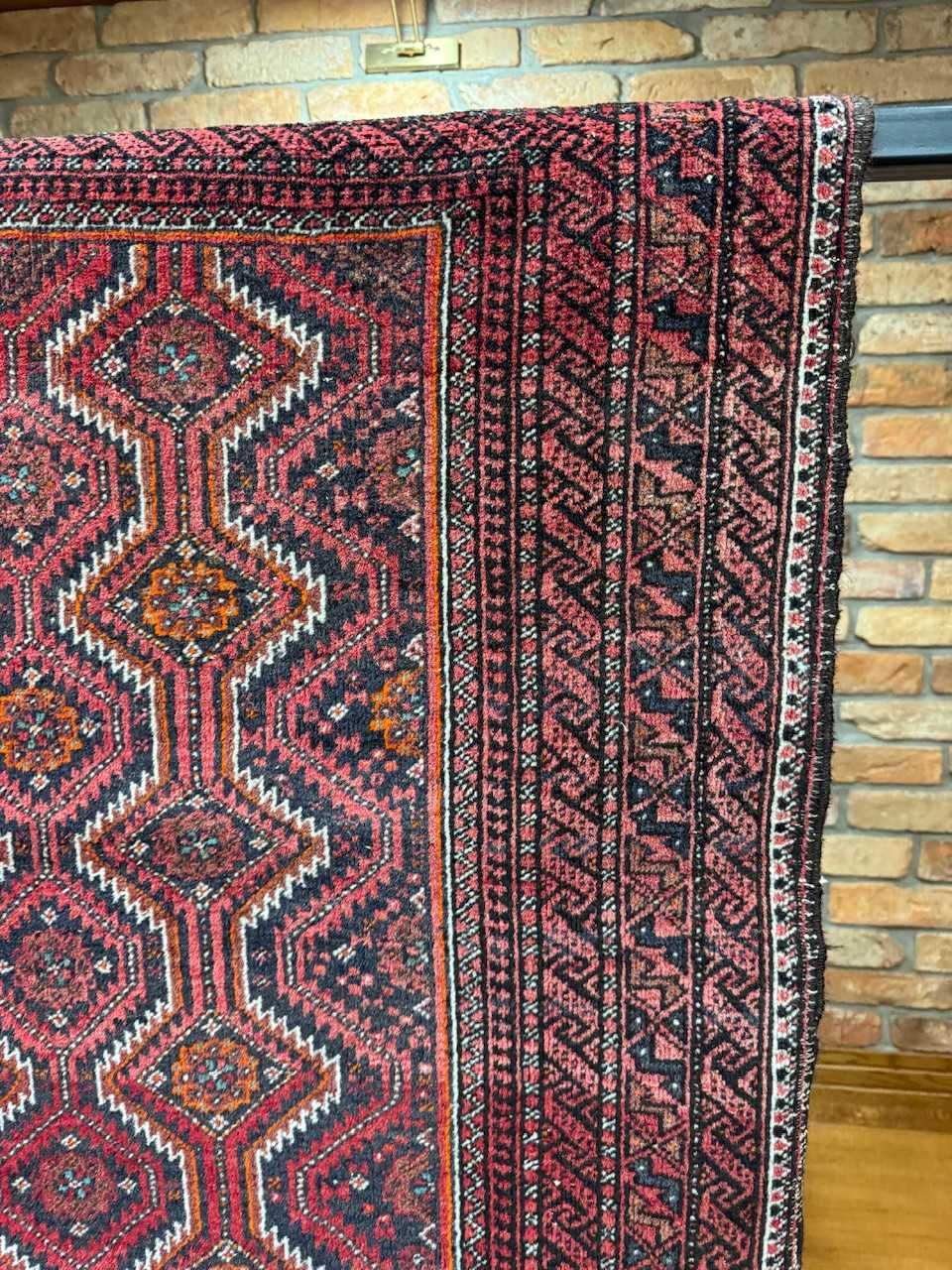 Vintage r. tkany dywan perski Iran  BELUDZ 185x95 cm galeria 6 tyś