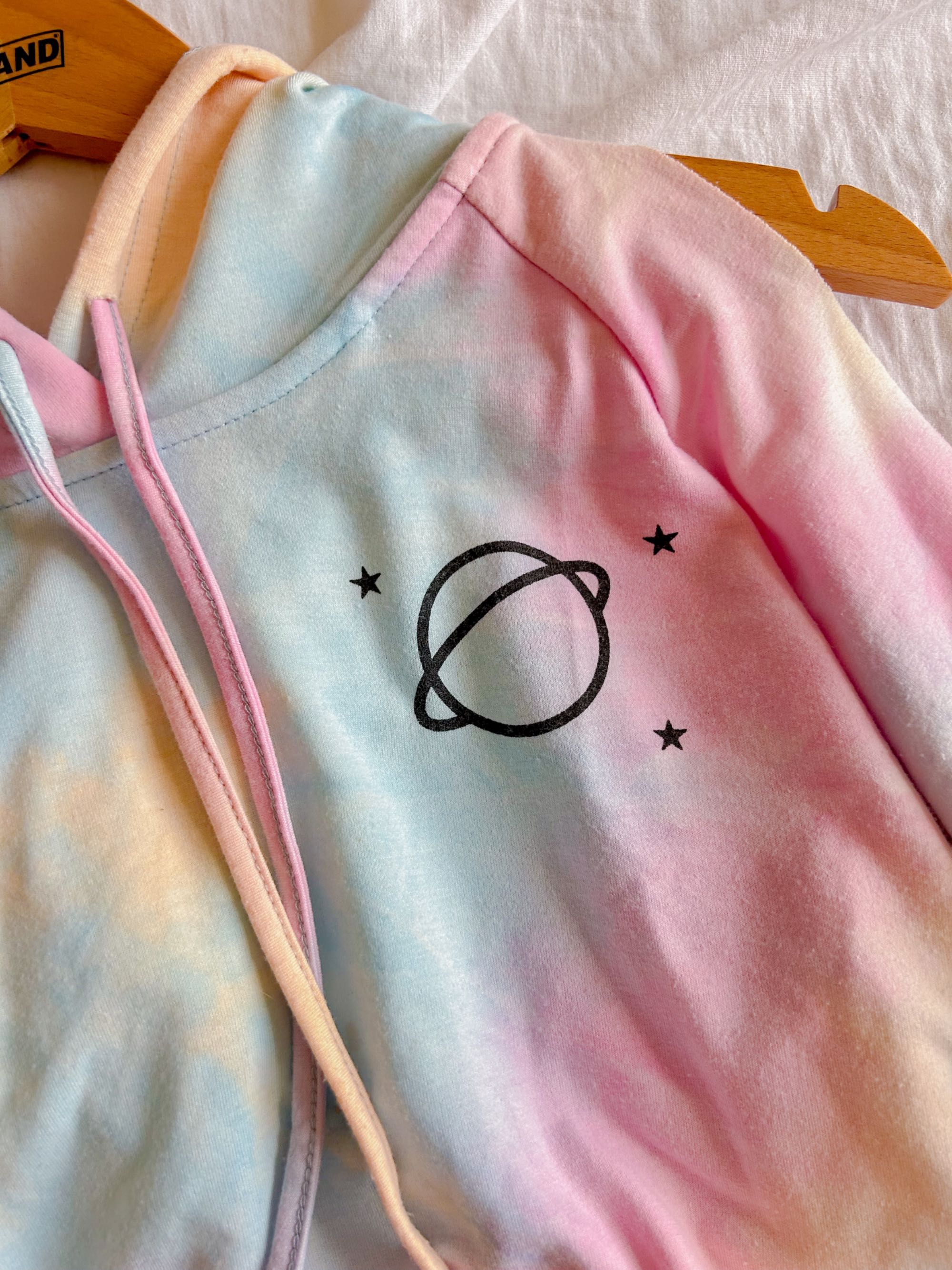Tie dye кофта з капюшоном