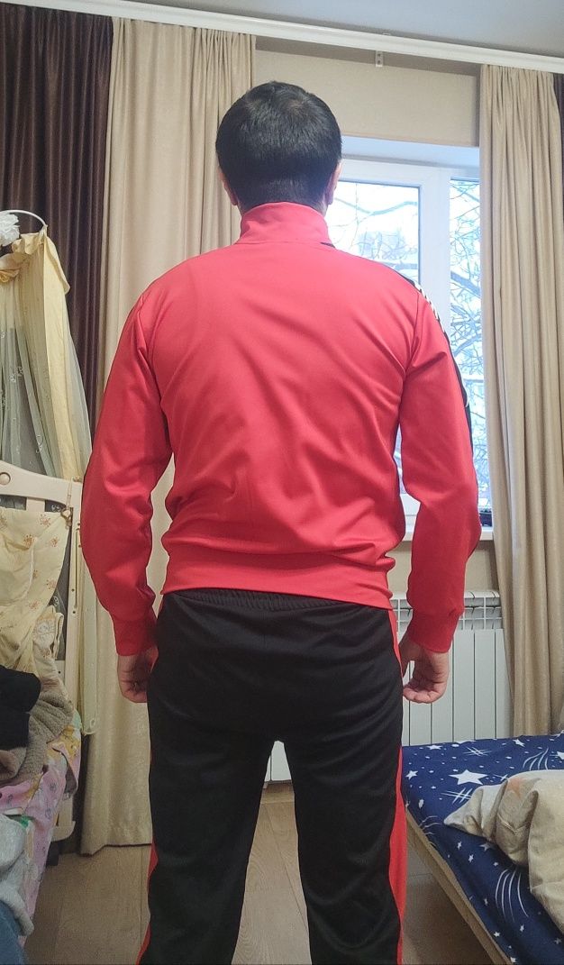 Мужской спортивный костюм Nike, красный Найк