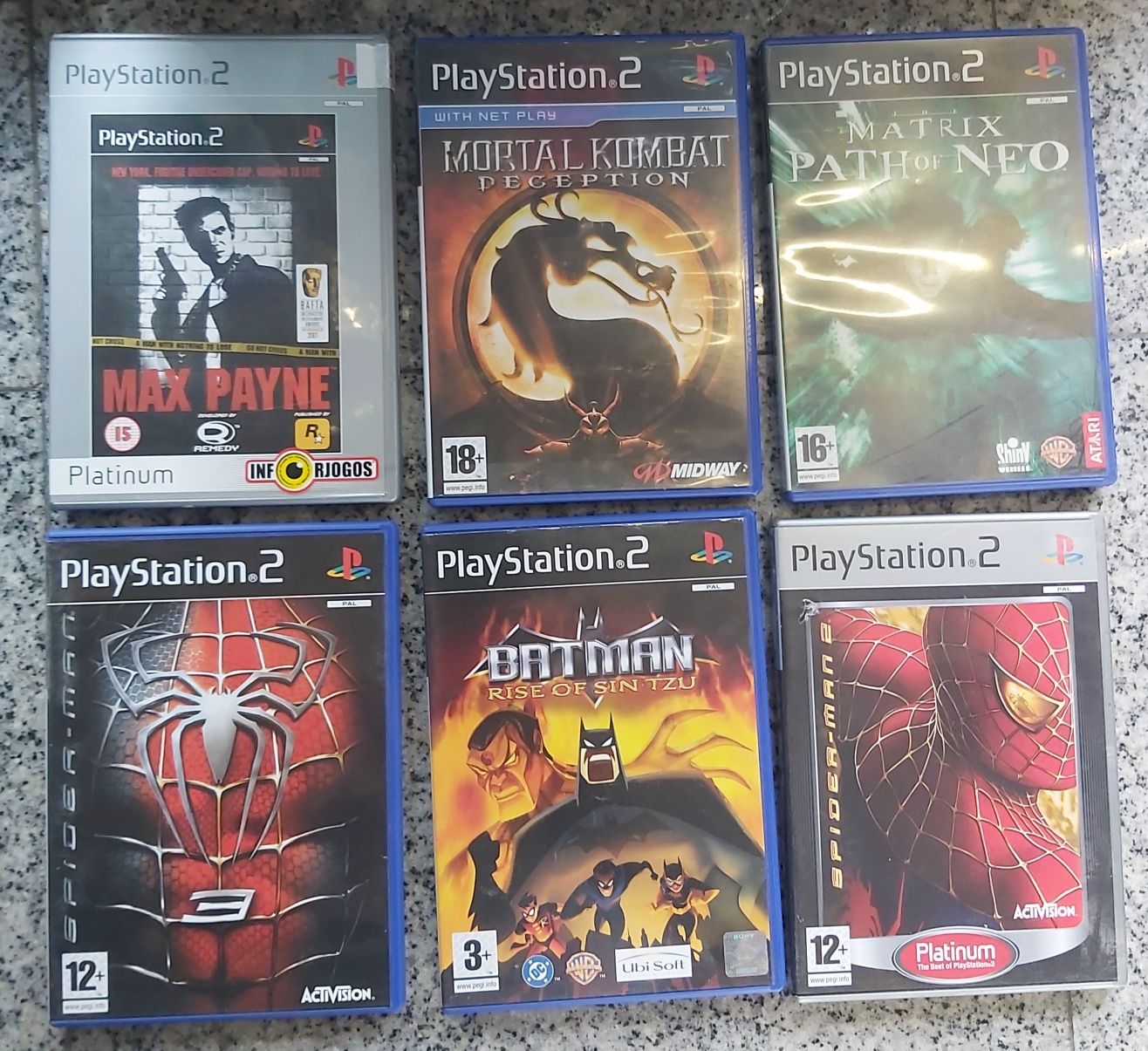 Jogos antigos PS2