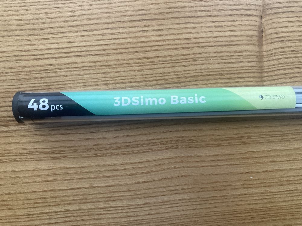 Набір пластика PLA 3DSimo Basic 48 шт