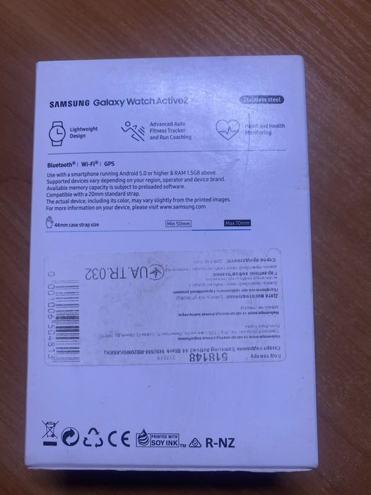 Смарт годинник Samsung Galaxy Watch Active 2 44mm Black SM-R820