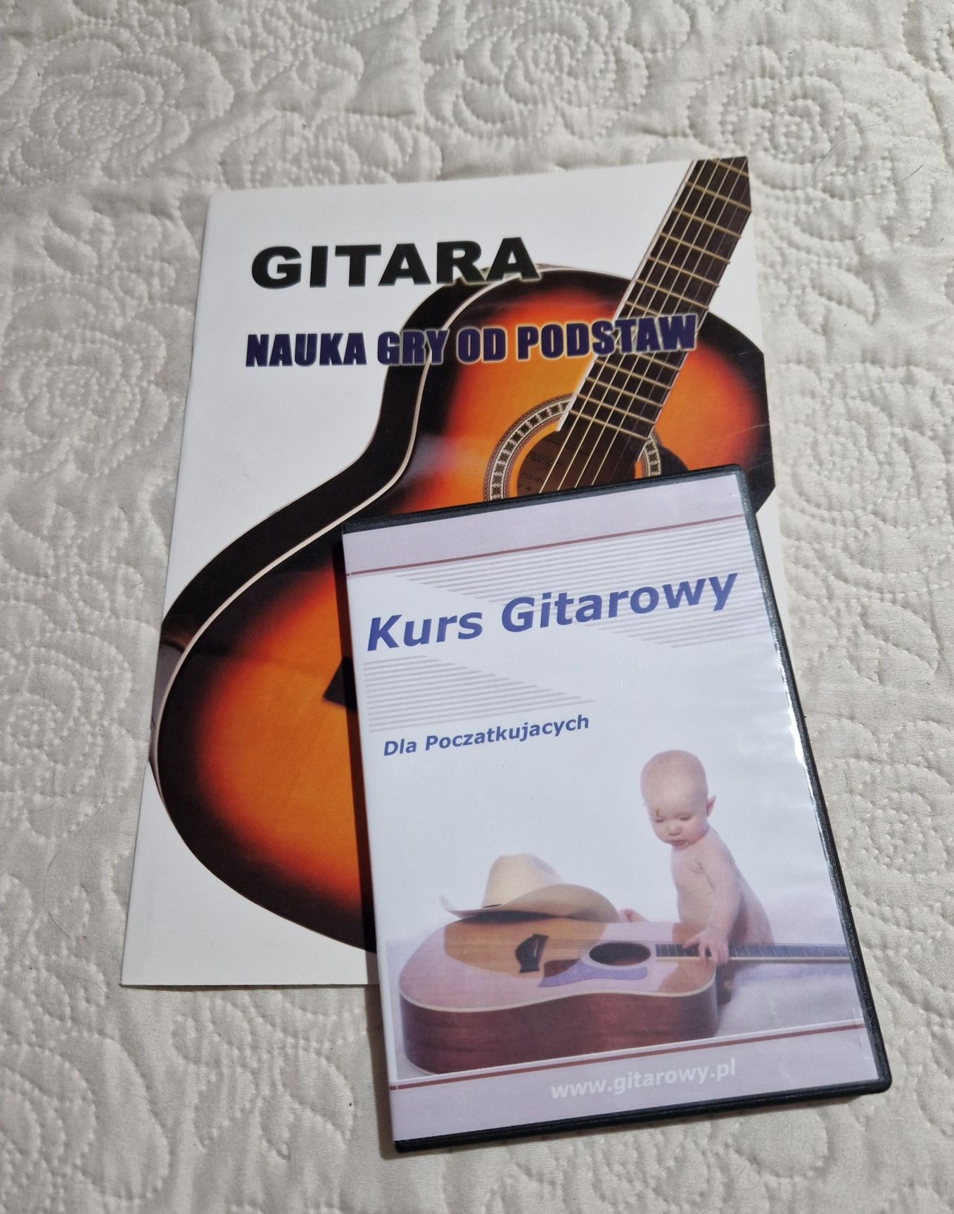 Kurs nauki gry na gitarze, gitara, nowe książka i płyta