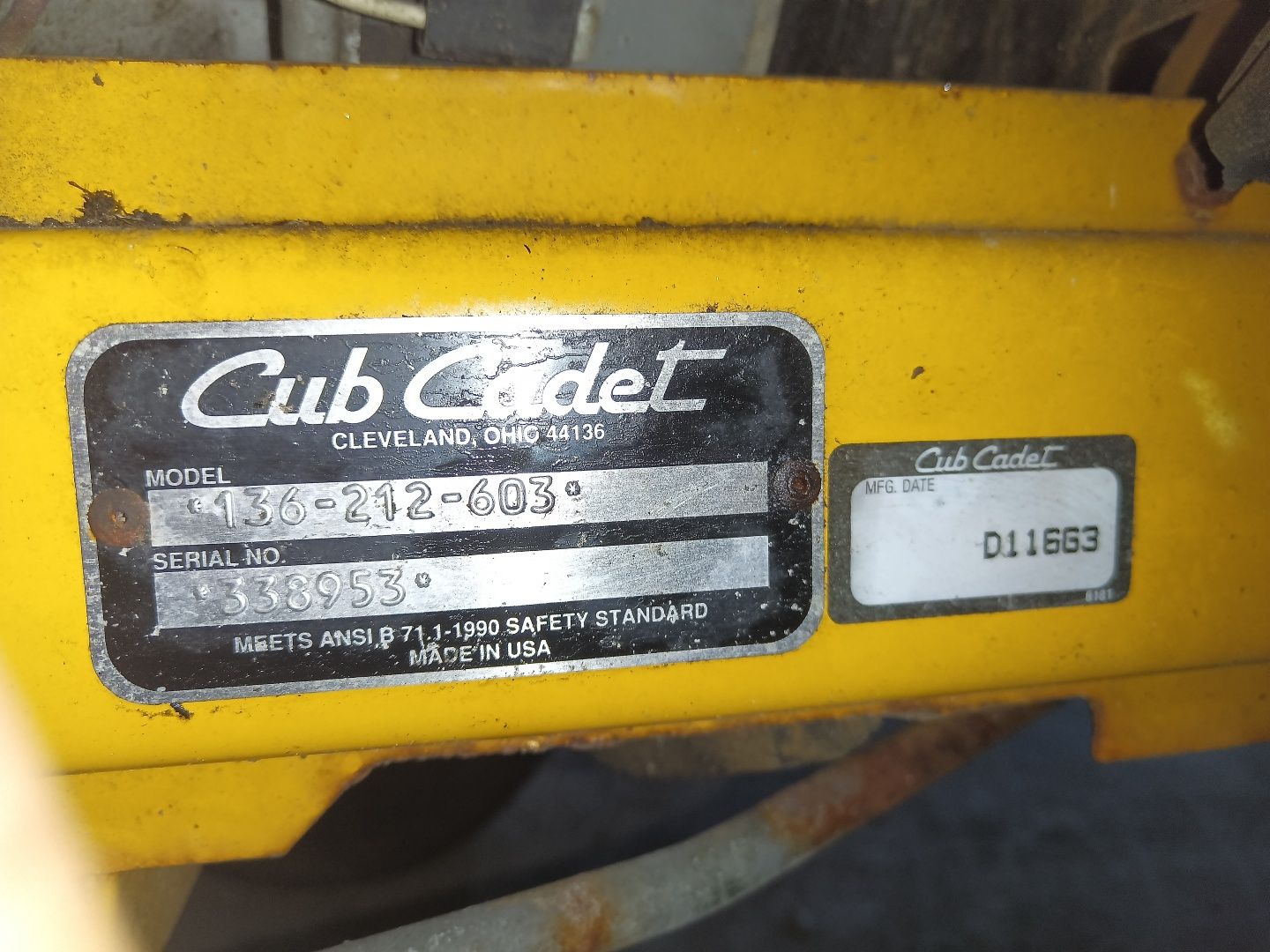 Traktorek kosiarka Cub Cadet AGS 2130