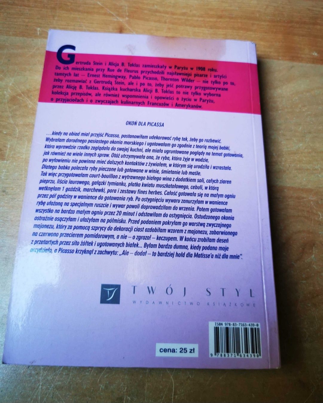 Ksiazka kucharska Alicji B. Toklas