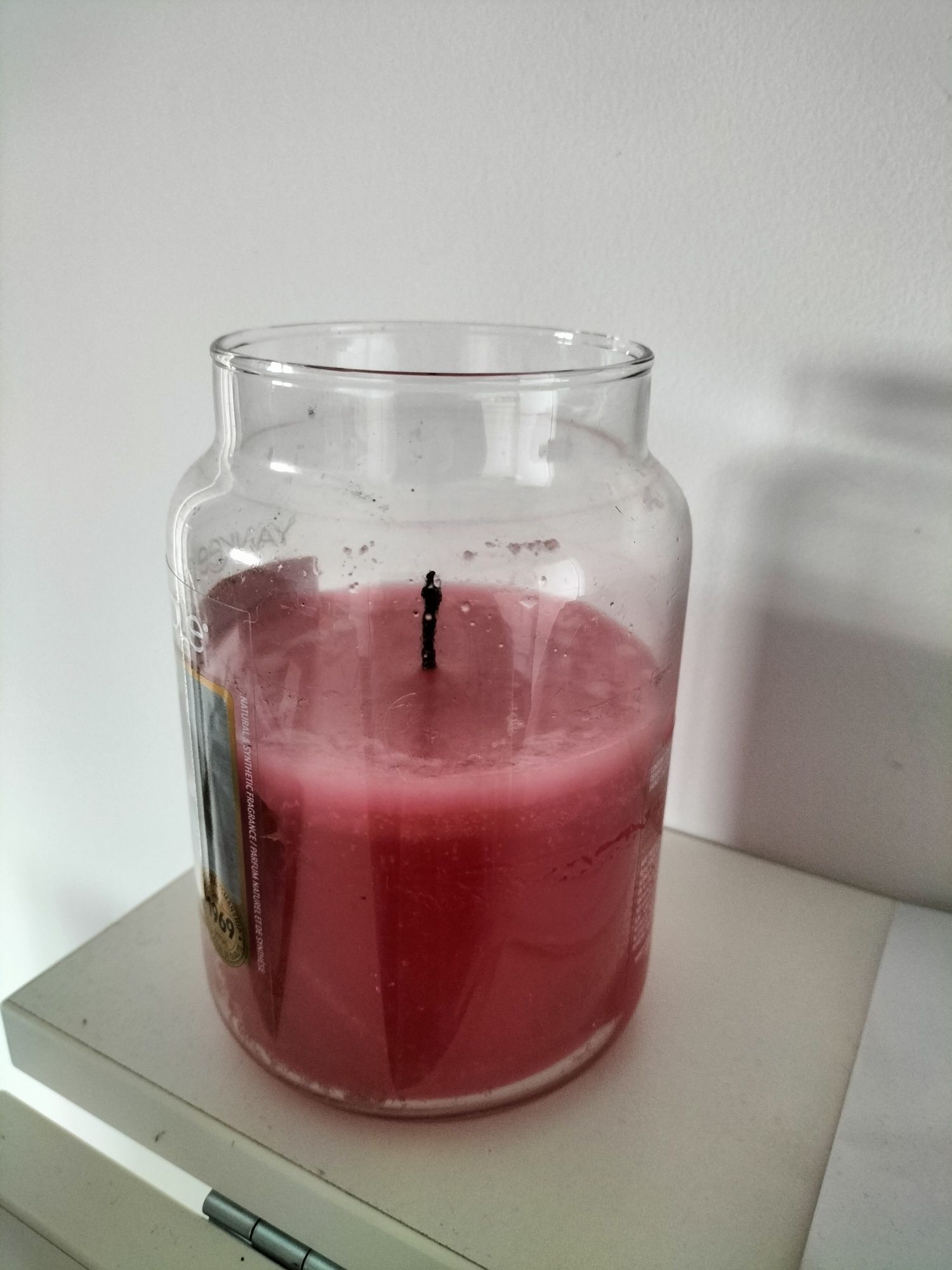 Duża yankee candle Roseberry sorbet