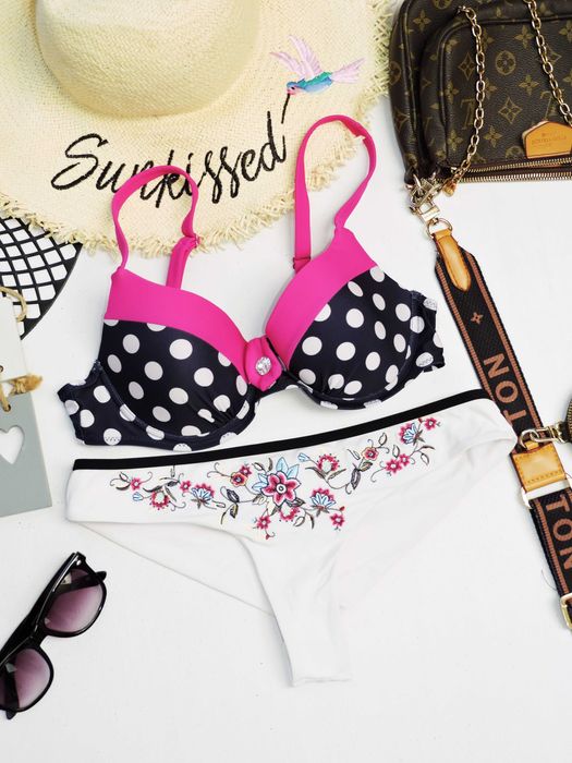 Censored Strój kąpielowy fuksja ggrochy M