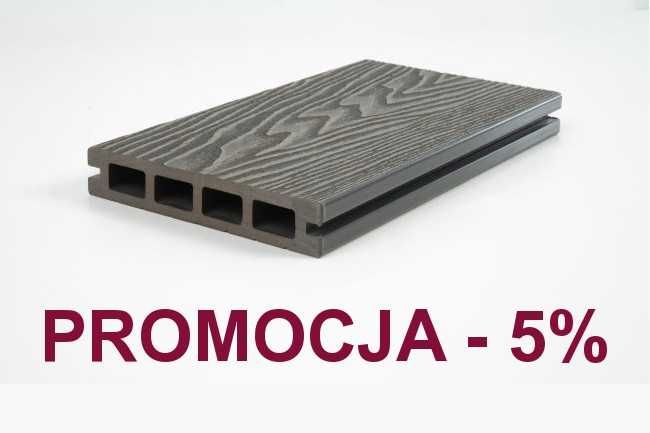 Deska kompozytowa WZÓR DREWNA 25mm OLSZTYN - próbki gratis! NOWY KOLOR