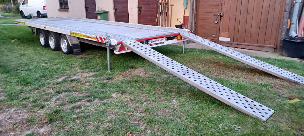 B.Mocna i Duża Przyczepa Laweta "SYRIUSZ"6,20/2,15m DMC 3,5T Trzy Osie