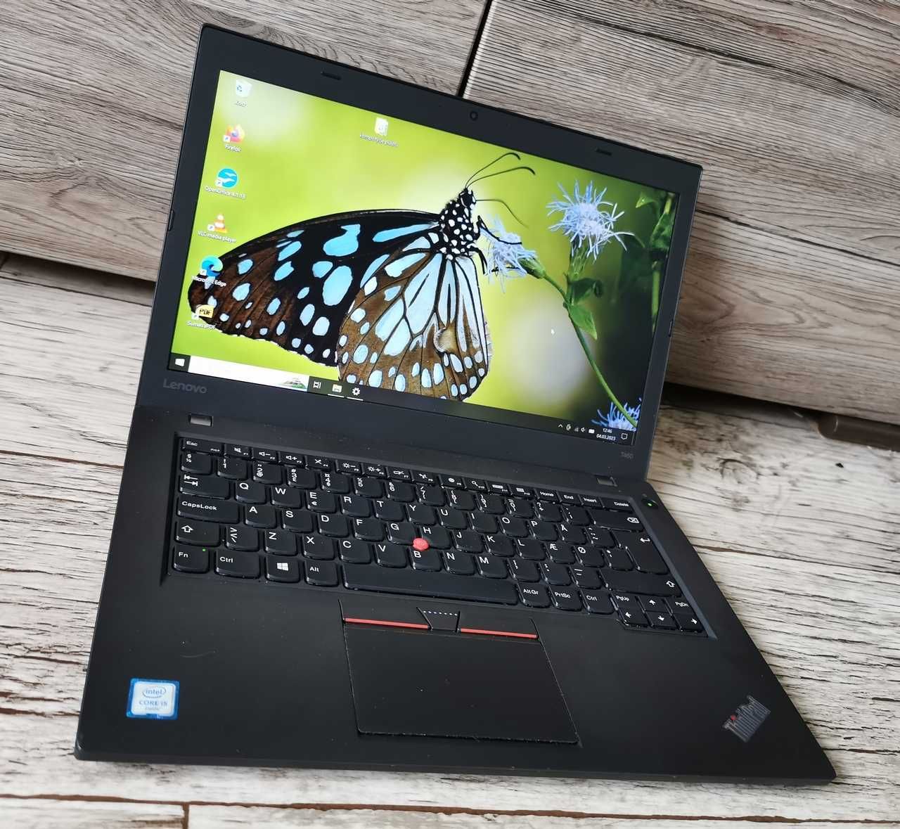 Laptop Lenovo T460 14" IPS FHD I5 8/256GB bat.6h ładny