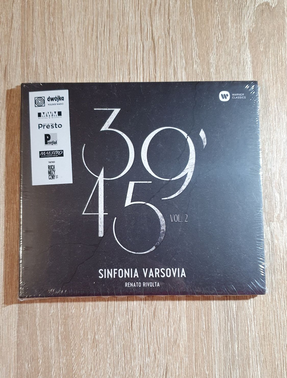 Płyta CD - 39’45 Vol. 2 - Sinfonia Varsovia, Renato Rivolta