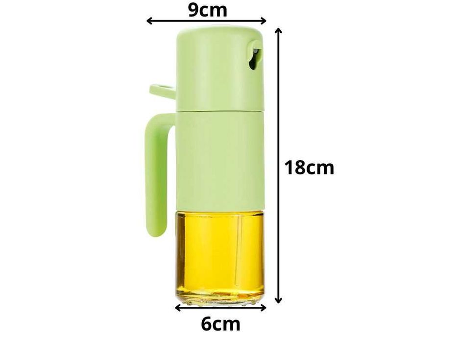Spryskiwacz do oleju oliwy octu dozownik w sprayu 210ml szklany