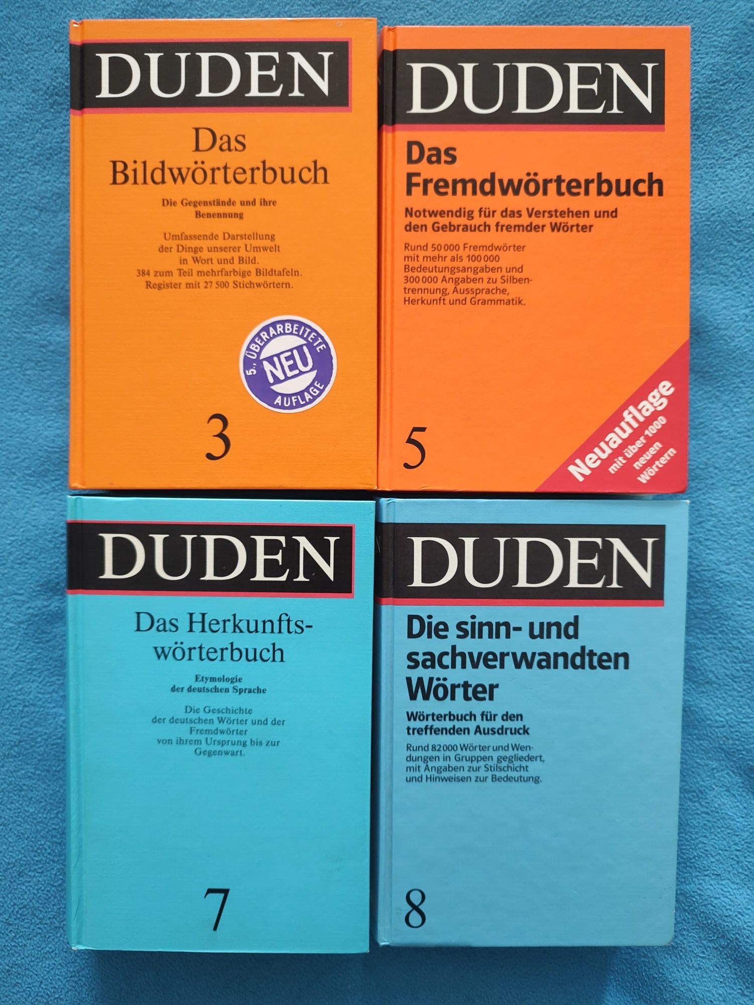 DUDEN - zestaw - 7 sztuk - język niemiecki