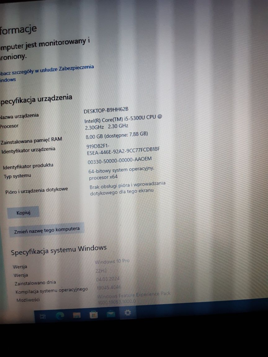 Sprzedam Laptopa Lenovo t450
