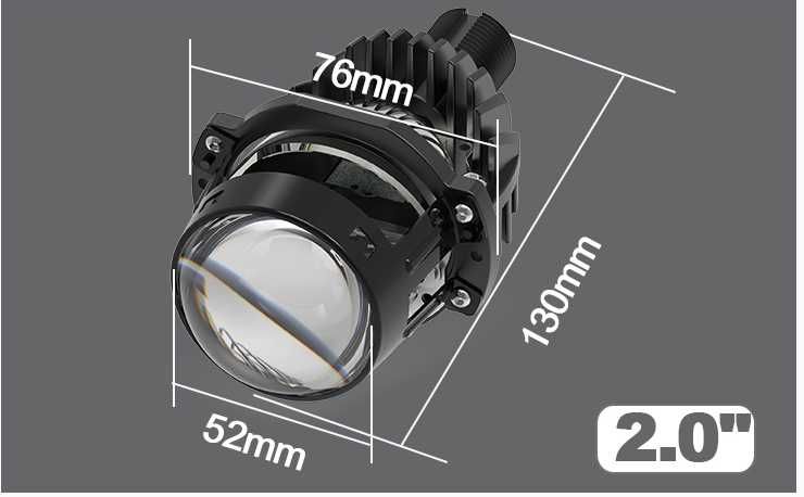 BI-LED линзы 24v  3" 2.5" 2" 1.8" светодиодные линзы 24в