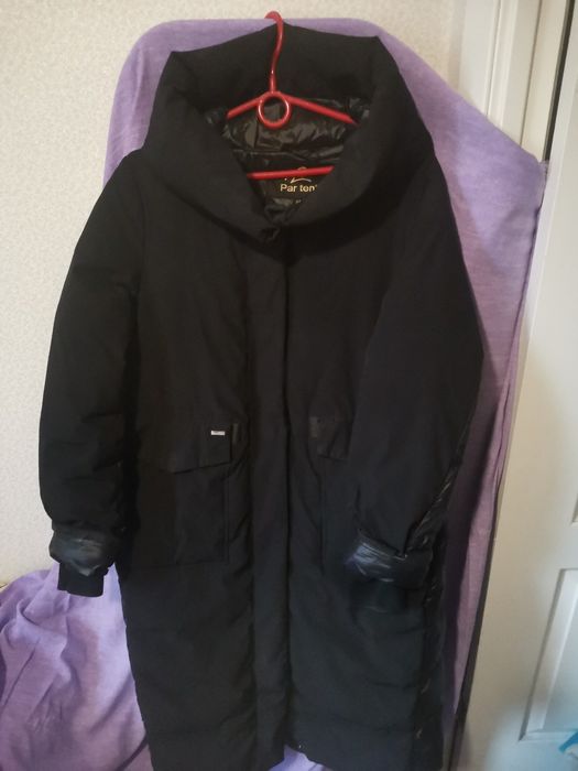 Пуховик чёрный пр-во PARTEN наполнитель халофайбер на молнии