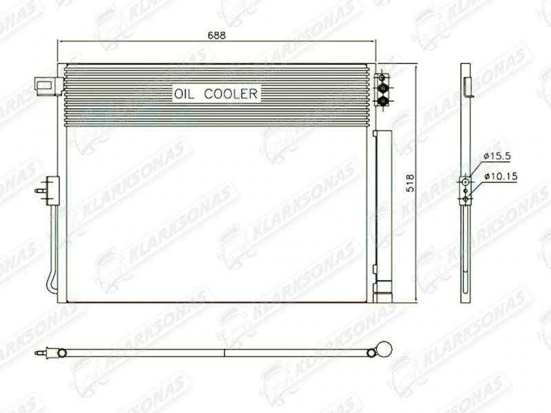 Кондиціонер JEEP GRAND CHEROKEE, 01.2010-2020   55038003AE