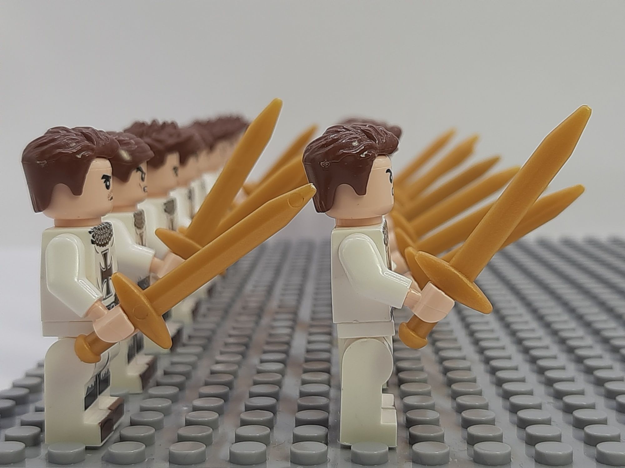 Lego Castle Krzyżacy Rycerz Zestaw Teutonic Knight kompatybilne Lego A