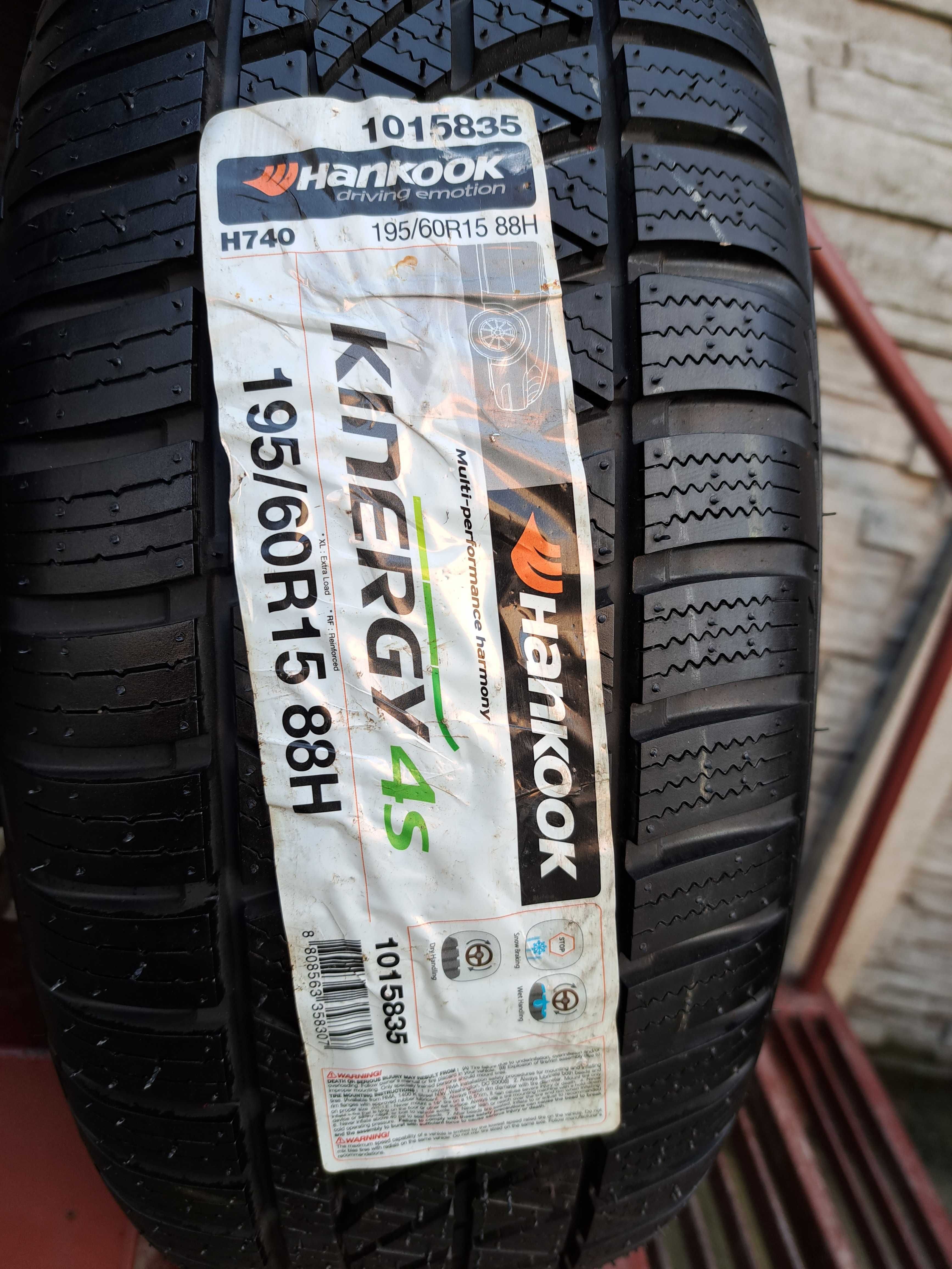 Opony NOWE wielosezonowe 195/60 R15 Hankook Montaż i wyważanie Gratis!