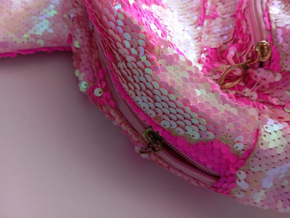 Plecak cekiny królik zająć eko skóra