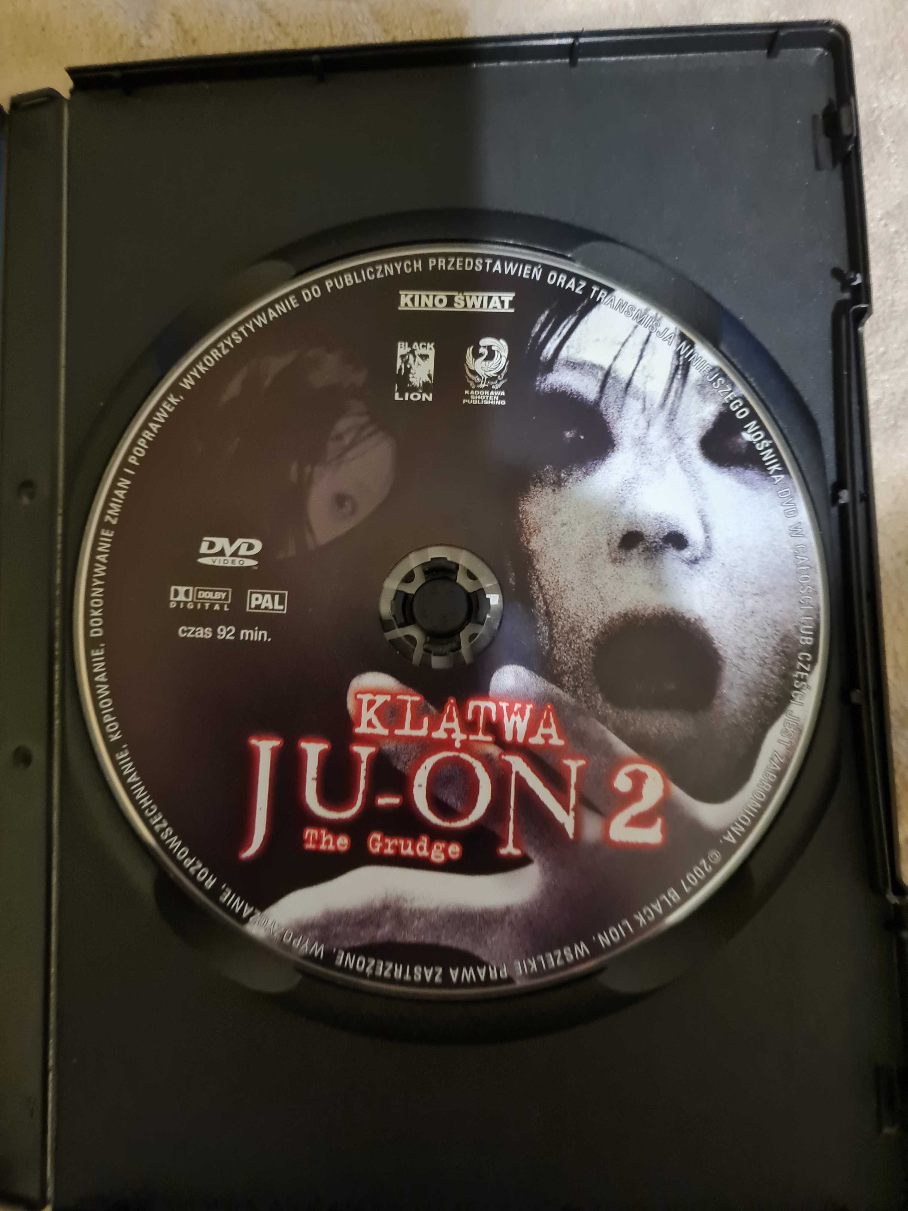 Klątwa Ju-On 2 the grudge płyta DVD