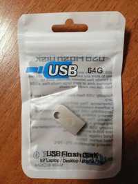 Металевий накопичувач флешка USB 3.0 в маленькому корпусі 64GB