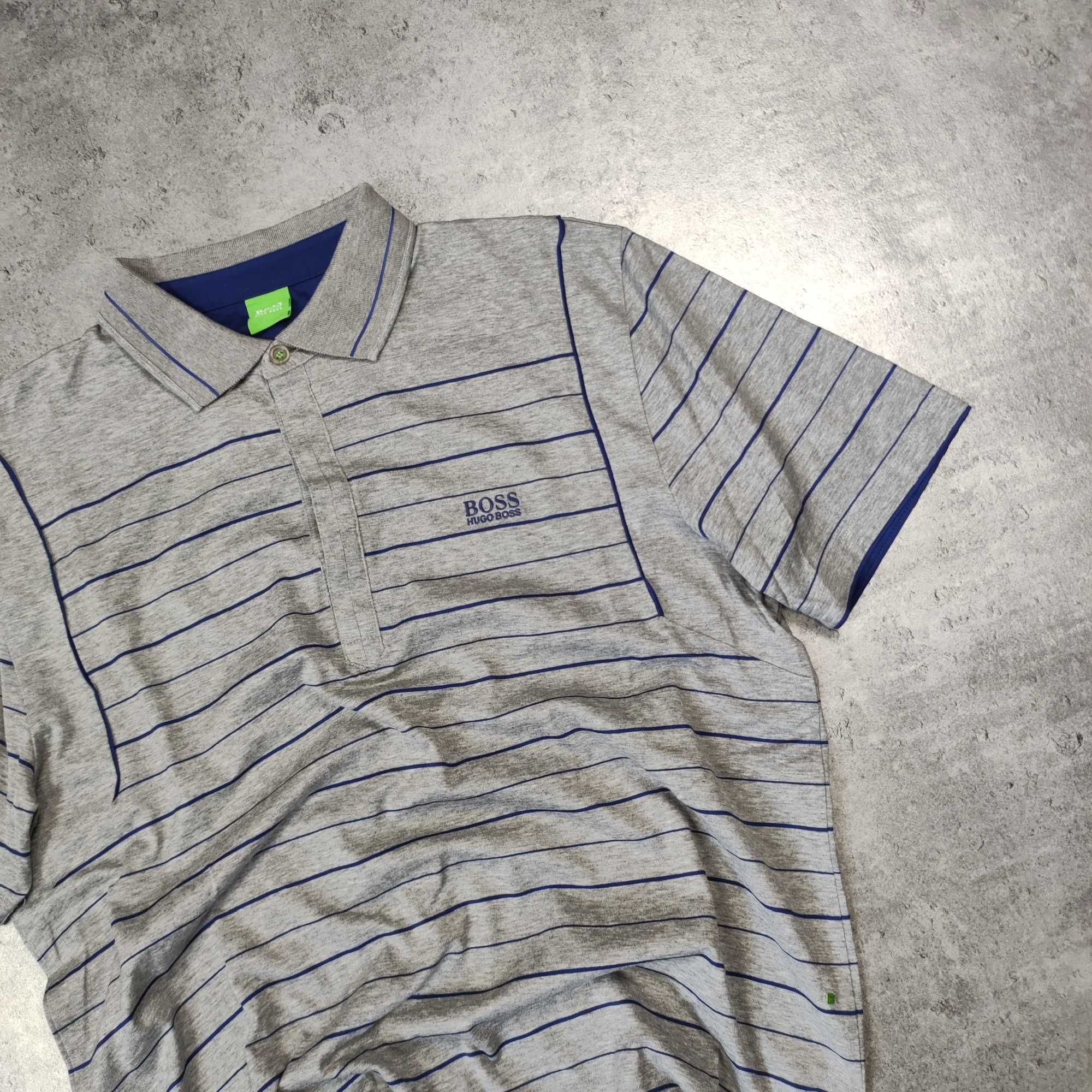 MĘSKA Koszulka POLO Elegancka PREMIUM Bawełna Kołnierzyk Hugo Boss