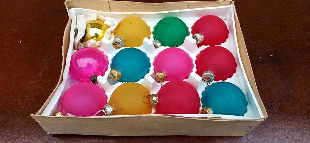 Ёлочные шары, елочные игрушки, iграшки ялинові ссср