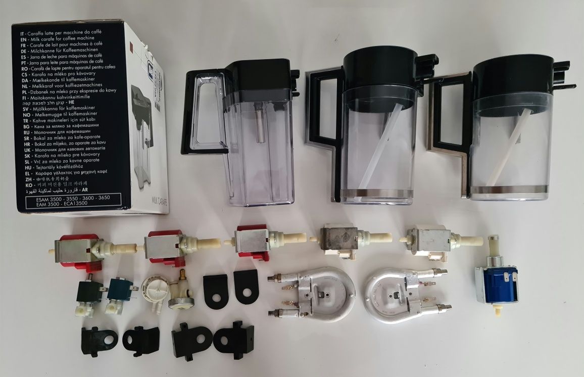 Dzbanek, pompka,grzałka,pojemnik na mleko DeLonghi ESAM
